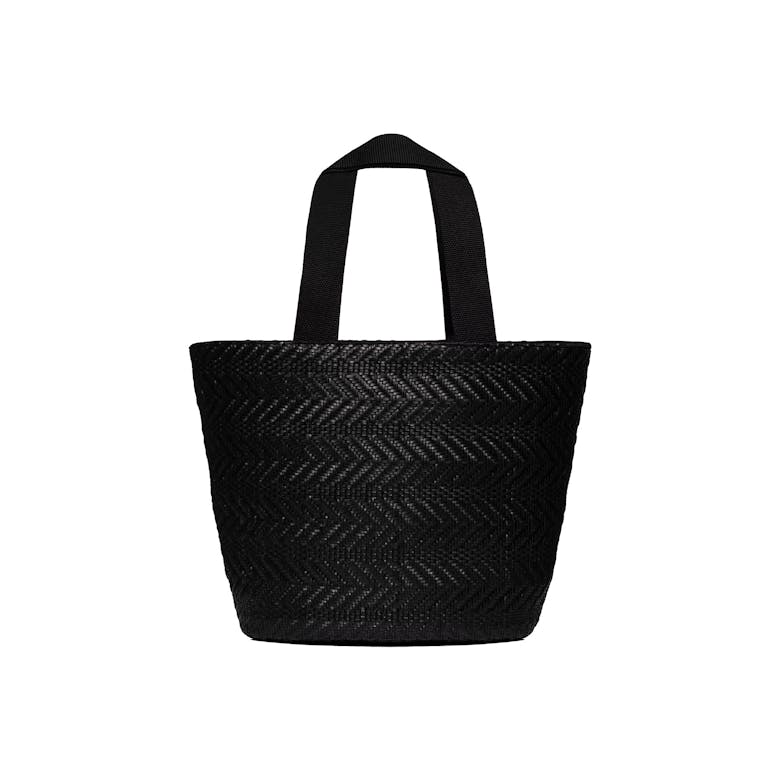 Small Tote Bag “black woven”
