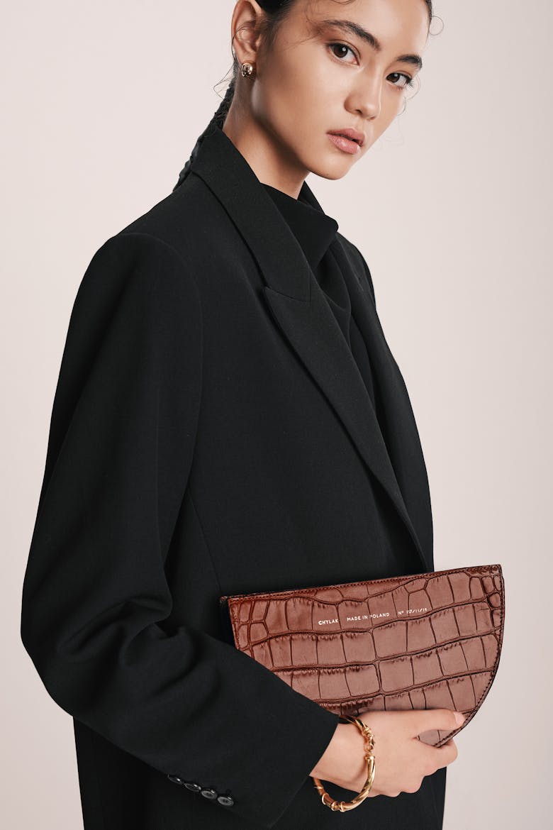 Kopertówka Półksiężyc „karmelowy błyszczący krokodyl”