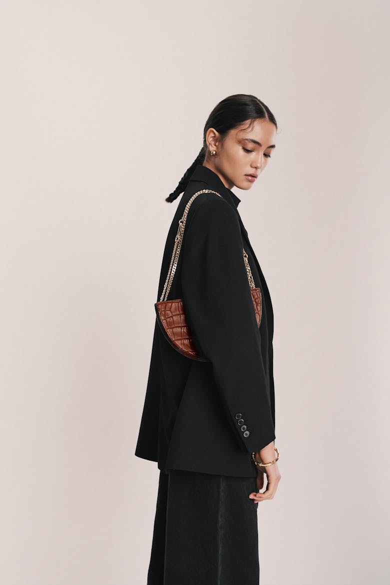 Kopertówka Półksiężyc „karmelowy błyszczący krokodyl”