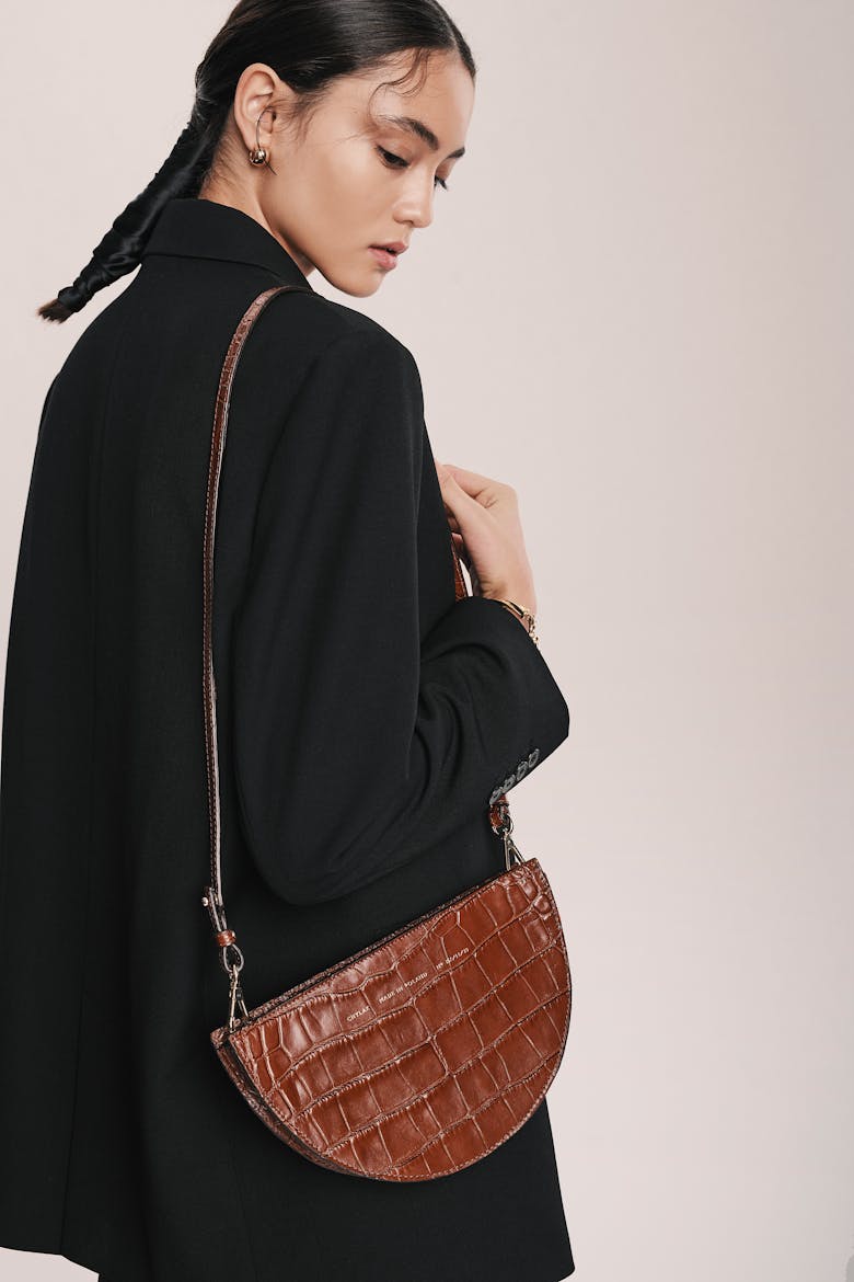 Kopertówka Półksiężyc „karmelowy błyszczący krokodyl”