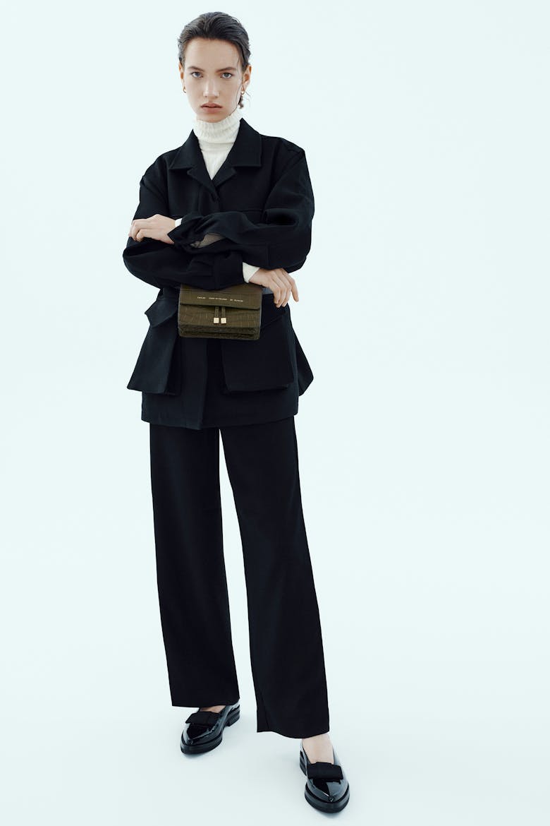 Mini Belt Bag “olive crocodile”