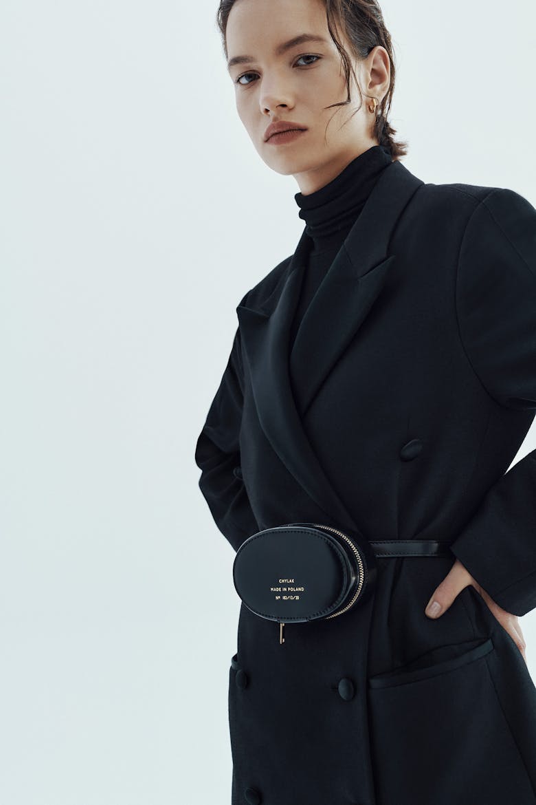 Mini Ellipse Bag “glossy black”
