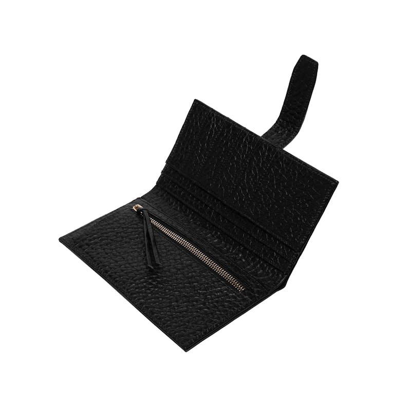 Big Classic Wallet “black pebbled leather” Chylak