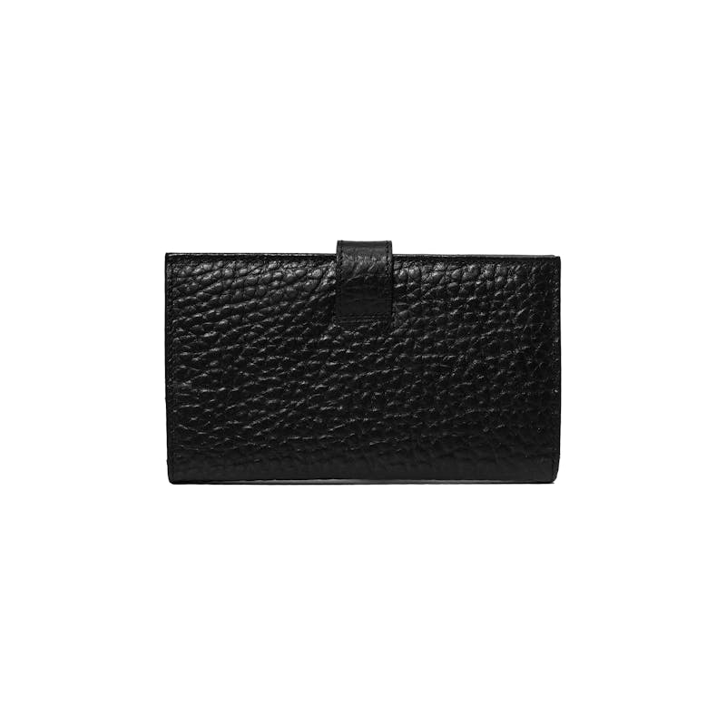 Big Classic Wallet “black pebbled leather” Chylak