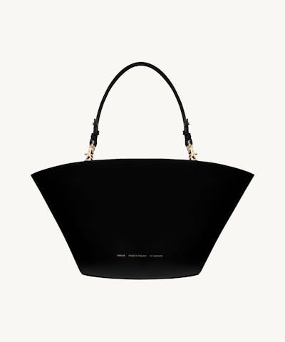 Maxi Basket Bag “glossy black”