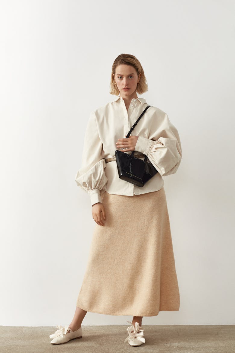 Trapeze Bag “black patent leather”