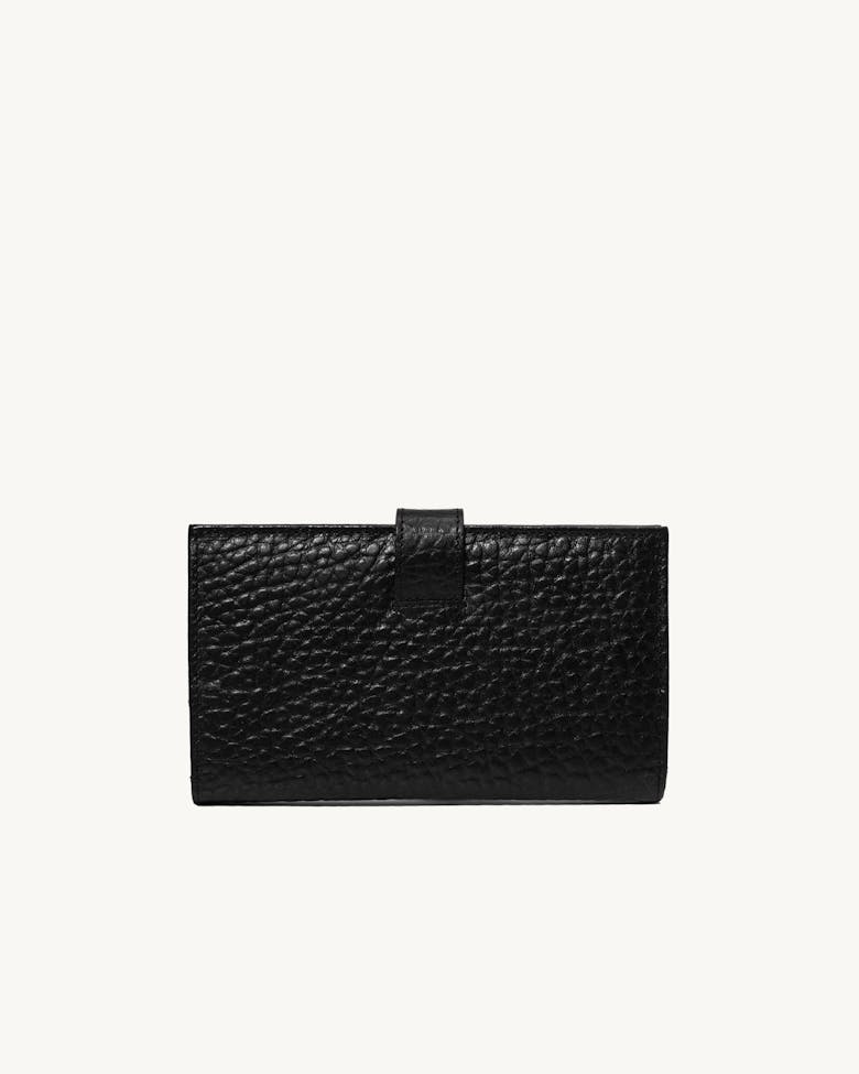 Big Classic Wallet “black pebbled leather”