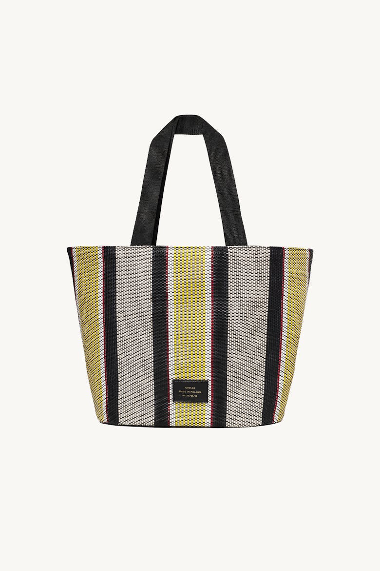 Duży Shopper „kolorowa plecionka”
