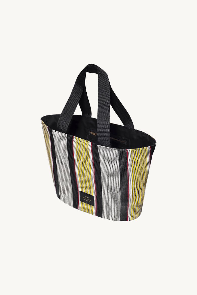 Duży Shopper „kolorowa plecionka”