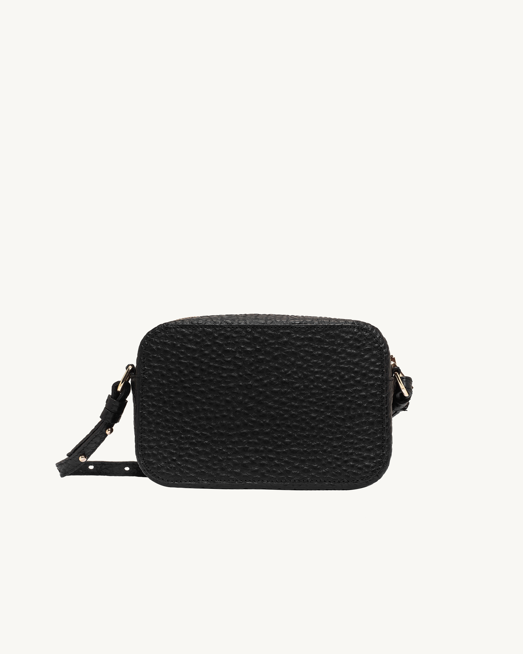 Camera Bag “black pebbled leather” Chylak