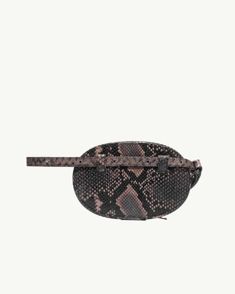 Ellipse Bag “brown python”