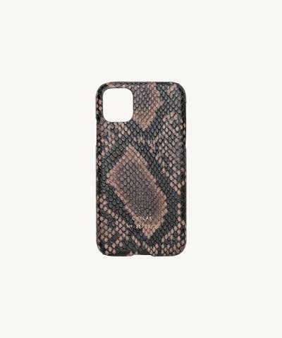 iPhone 11 Case “brown python”