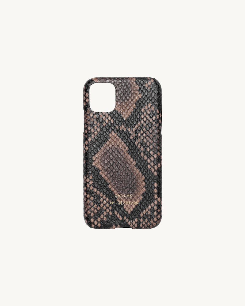 iPhone 11 Case “brown python” #1
