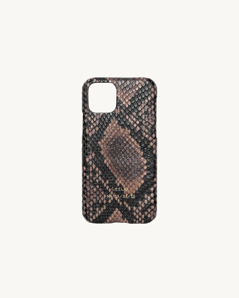 iPhone 11 PRO Case “brown python” #1