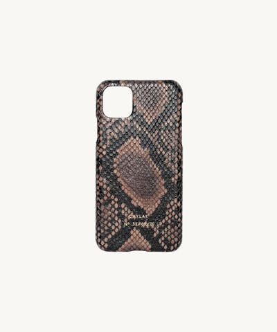 iPhone 11 PRO MAX Case “brown python”