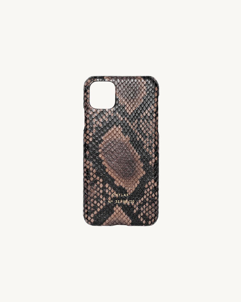 iPhone 11 PRO MAX Case “brown python” #1