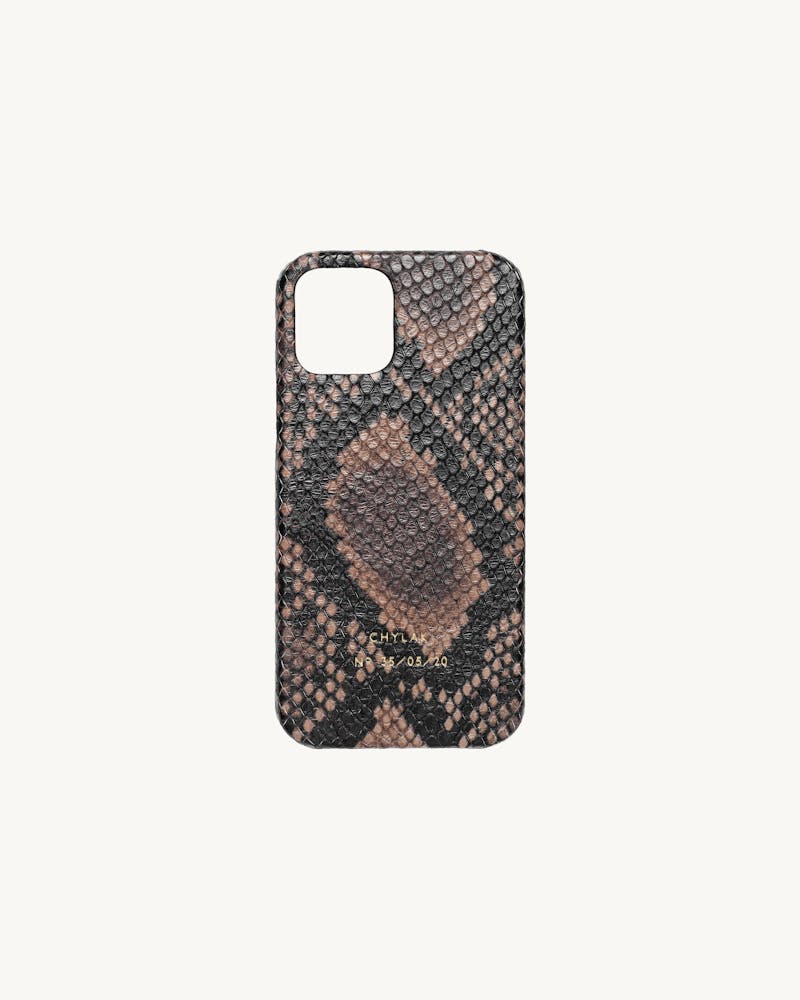 iPhone 12 PRO MAX Case “Brown Python” #1