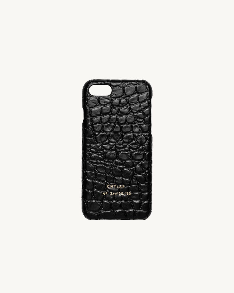 Etui na iPhone „drobny błyszczący krokodyl” #1