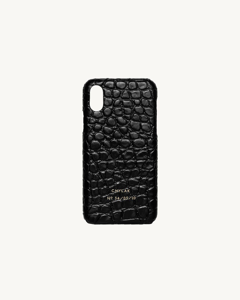iPhone Case “glossy small pattern crocodile” #1