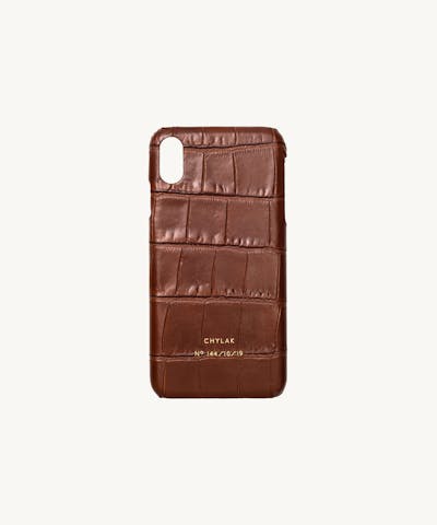 iPhone Case “glossy caramel crocodile”