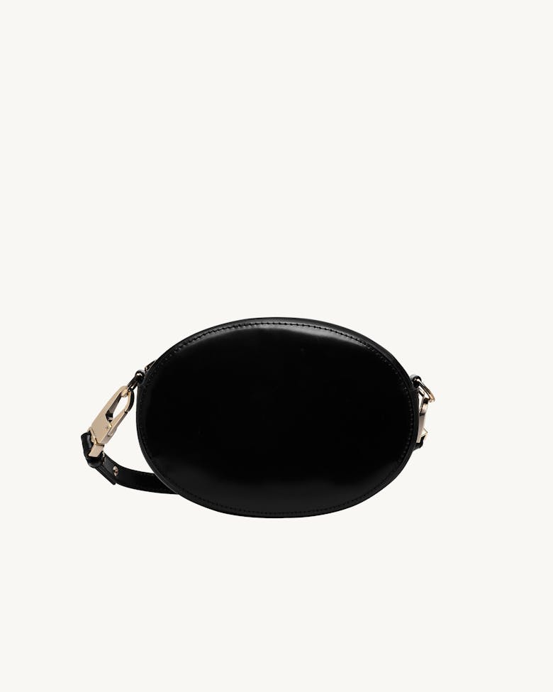 Ellipse Shoulder Bag “glossy black”