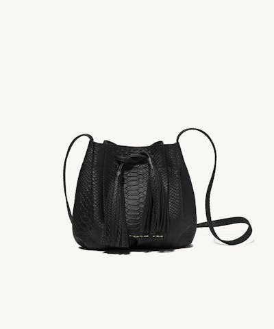 Small Bucket Bag “python”