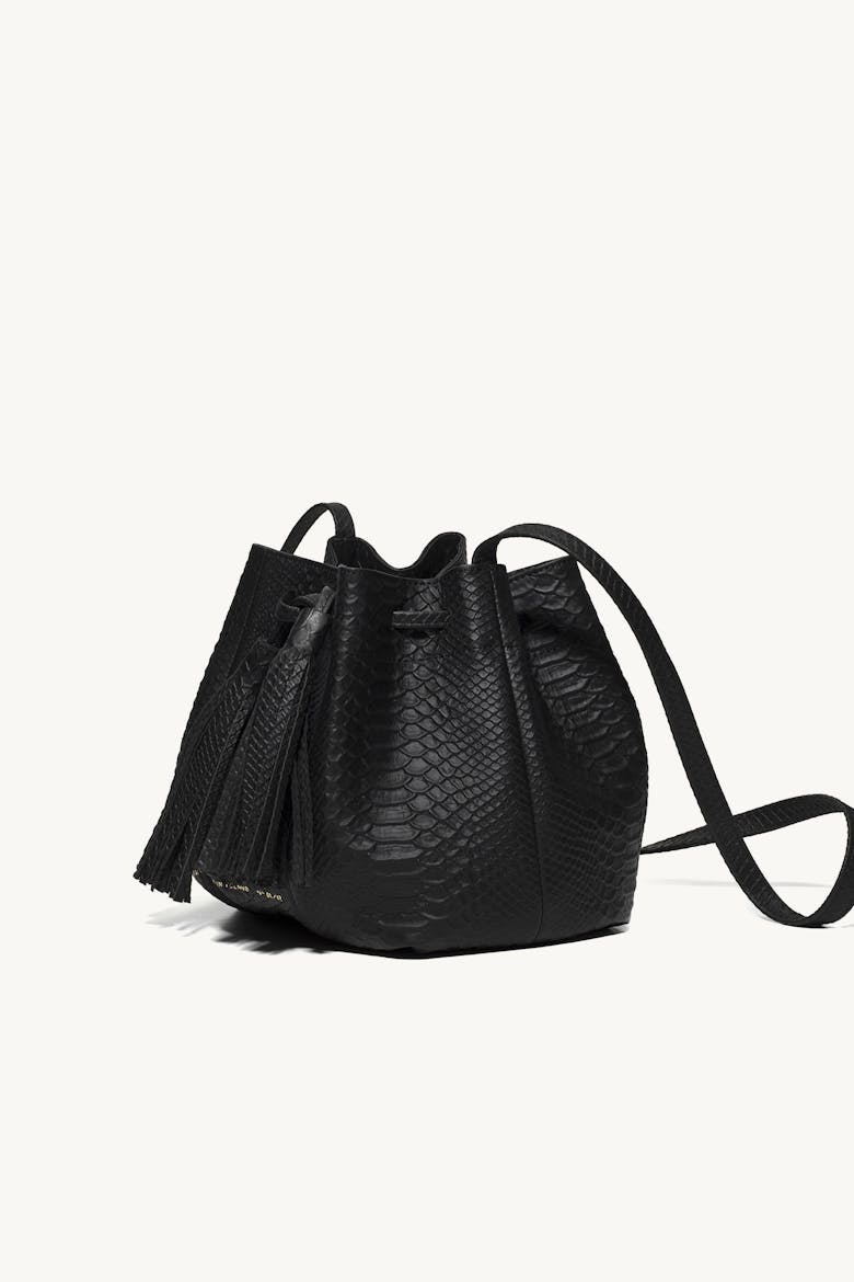 Small Bucket Bag “python”