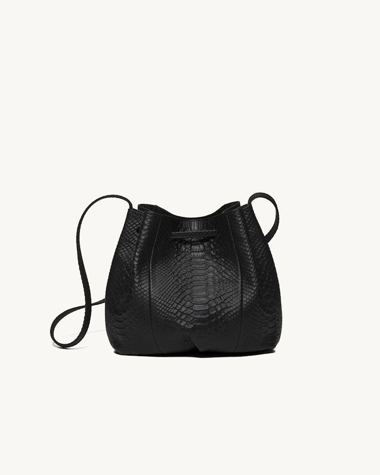 Small Bucket Bag “python”