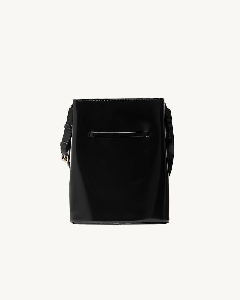 Structured Bucket Bag “glossy black” - Chylak