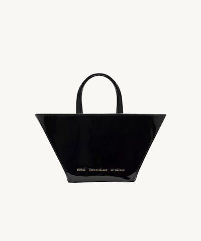 Trapeze Bag “black patent leather”