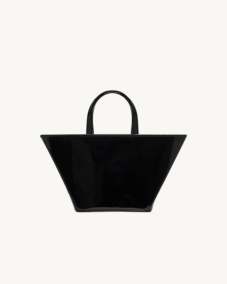 Trapeze Bag “black patent leather”