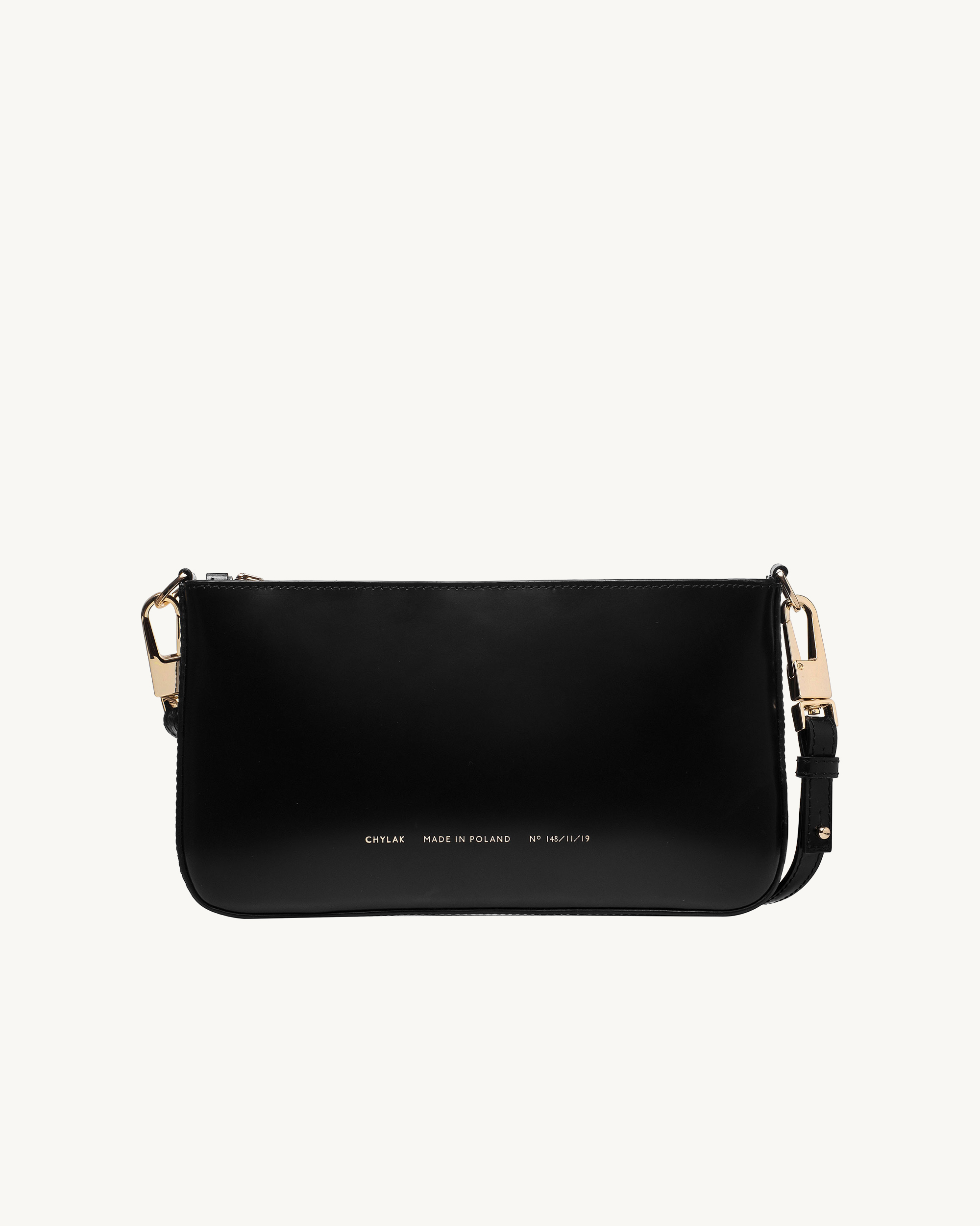 Underarm Bag “glossy black” Chylak