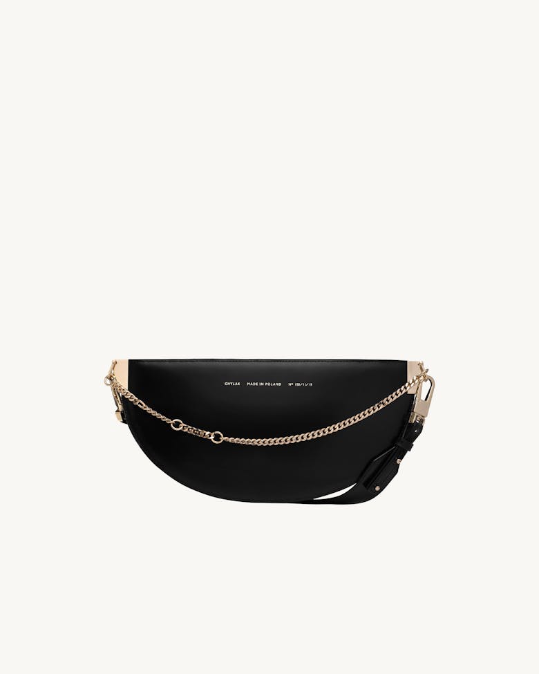 Wide Saddle Bag “glossy black”