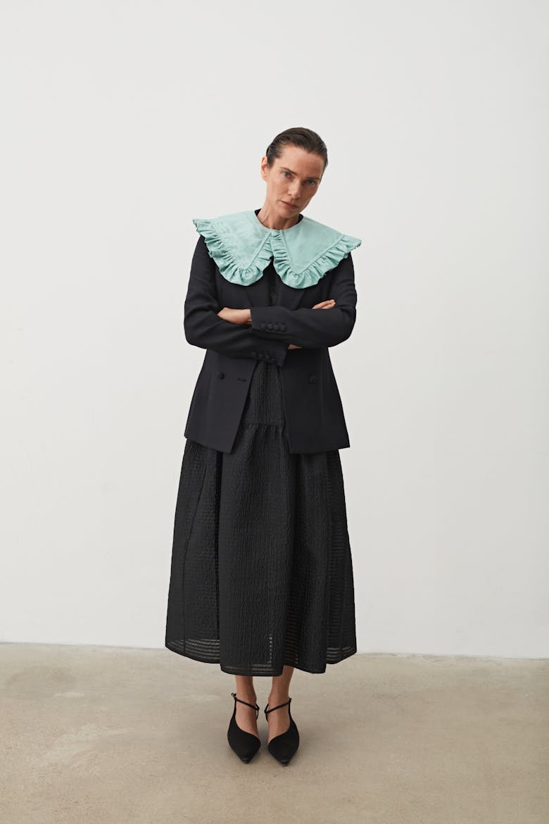 Bébé Collar Moiré Blue