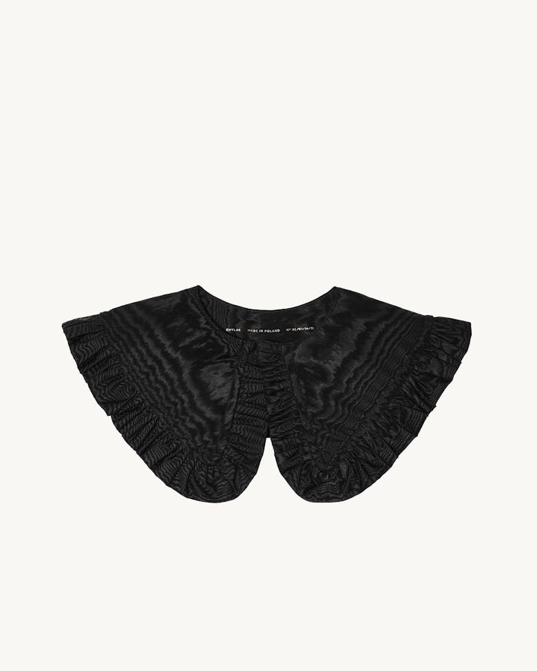 Bébé Collar Moiré Black