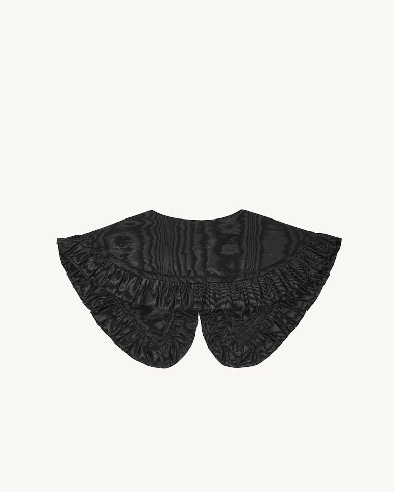 Bébé Collar Moiré Black
