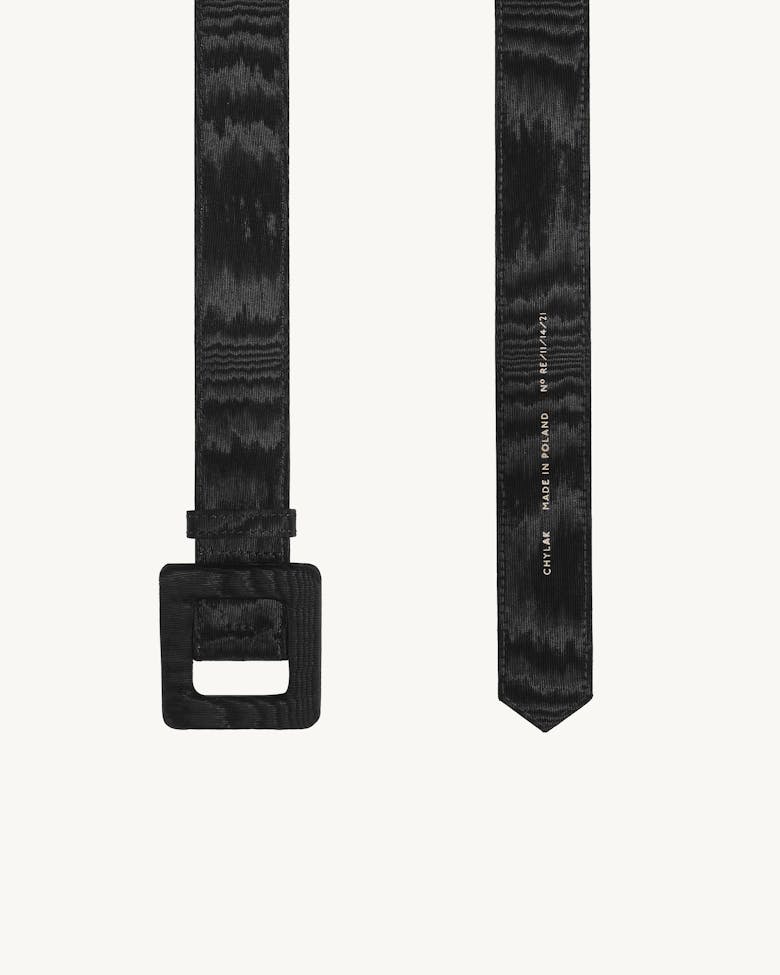 Belt Moiré Black