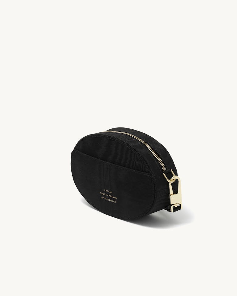 Ellipse Shoulder Bag Moiré Black