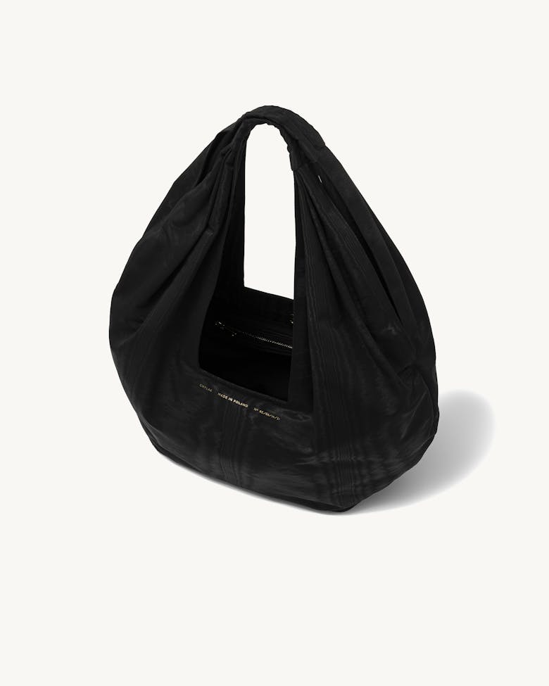 Big Hobo Bag Moiré Black