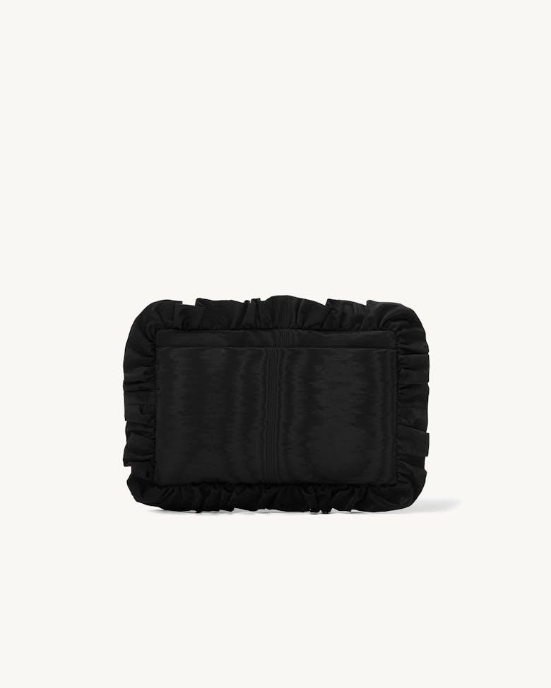 Pillow Clutch Moiré Black