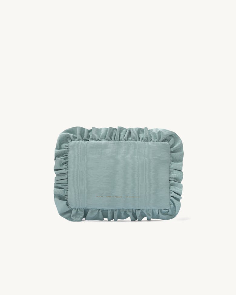 Pillow Clutch Moiré Blue