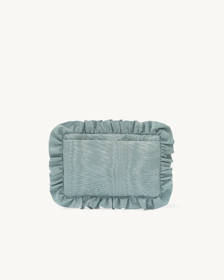 Pillow Clutch Moiré Blue