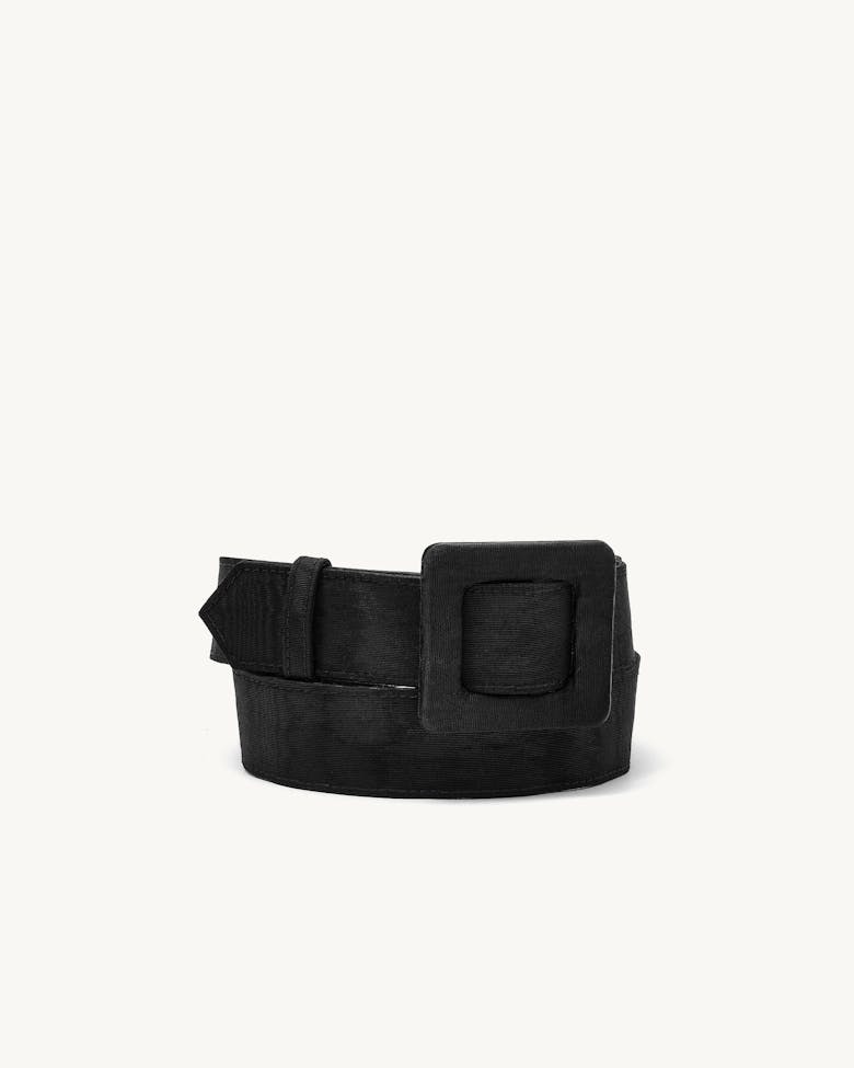 Belt Moiré Black