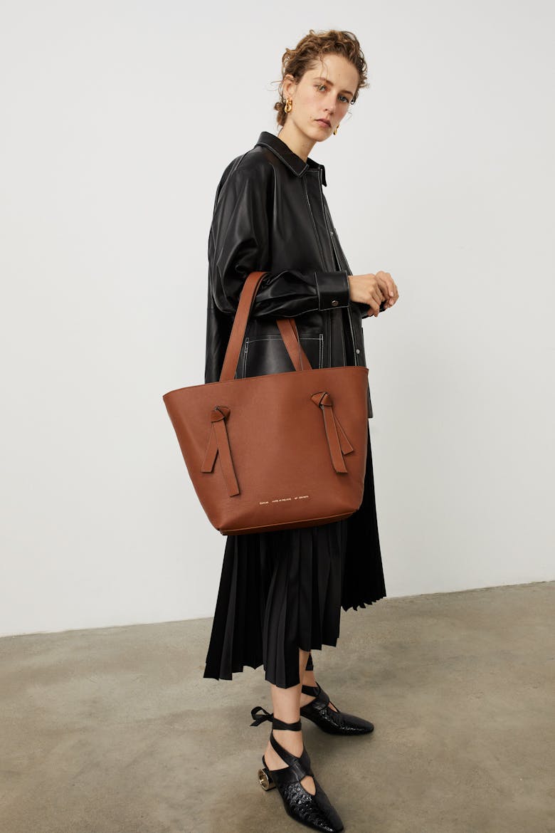 Knot Shopper Bag Caramel