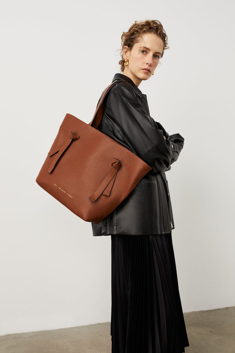 Knot Shopper Bag Caramel