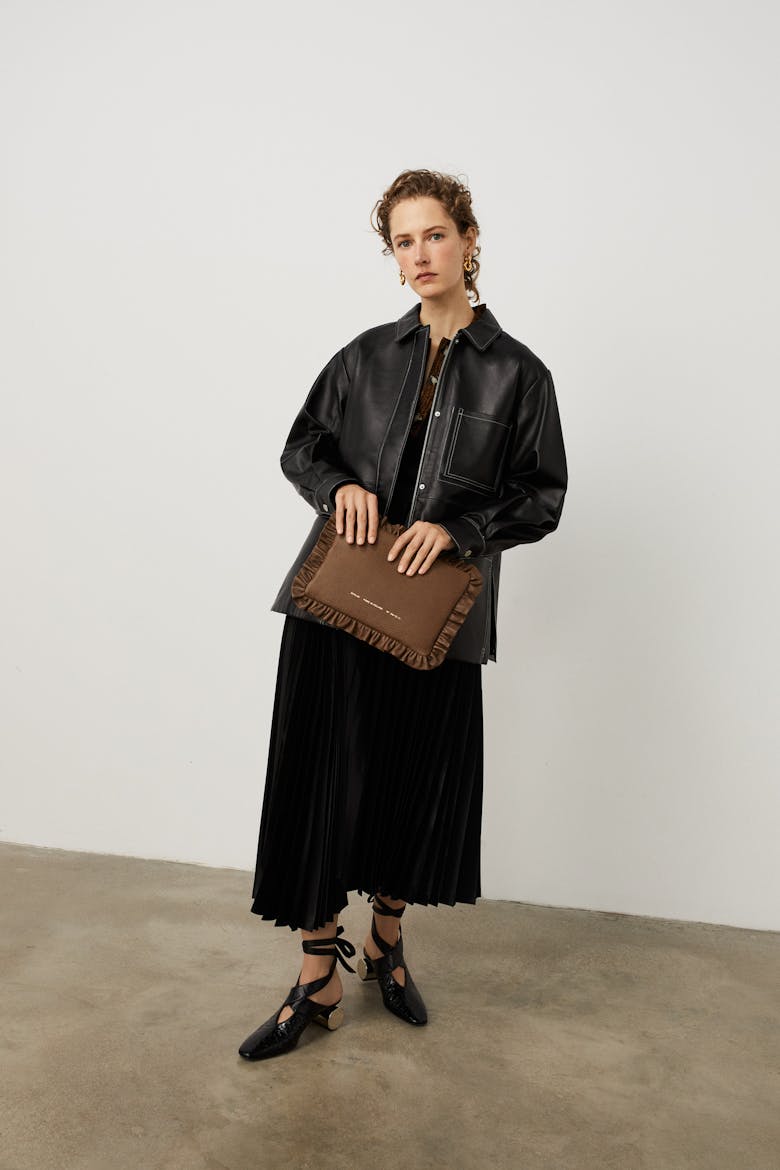 Pillow Clutch “Café-Au-Lait”