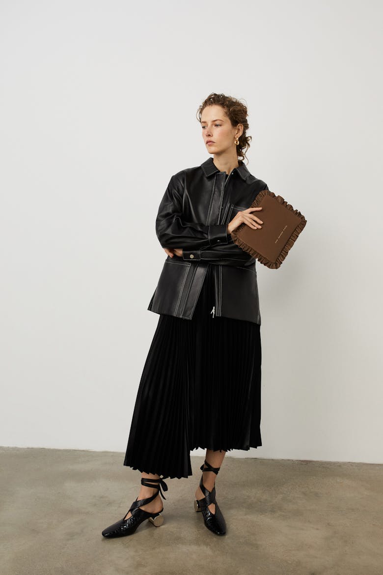 Pillow Clutch “Café-Au-Lait”