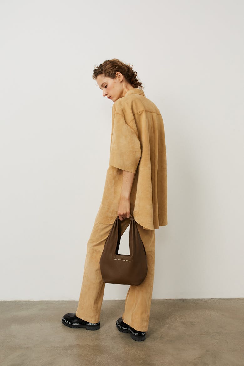 Small Hobo Bag “Café-Au-Lait”