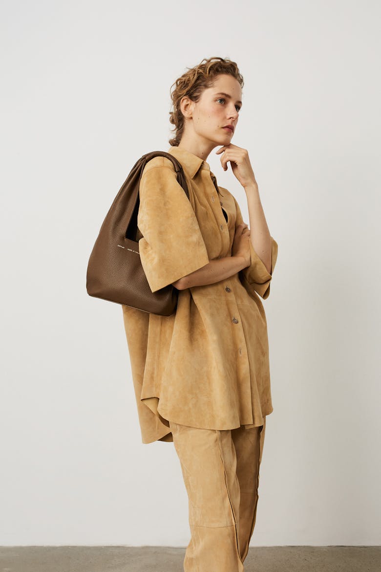 Small Hobo Bag “Café-Au-Lait”