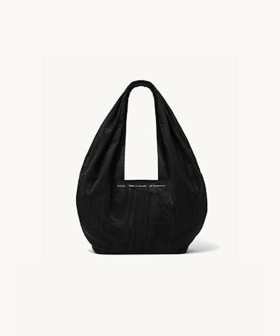 Small Hobo Bag Moiré Black